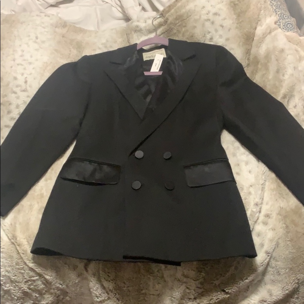 Black long blazer